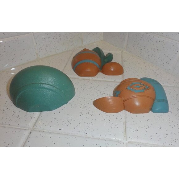 Vintage Burwood Southwest Pots & cactus Lot of 3 Wall Hangings Pueblo western - Picture 6 of 12